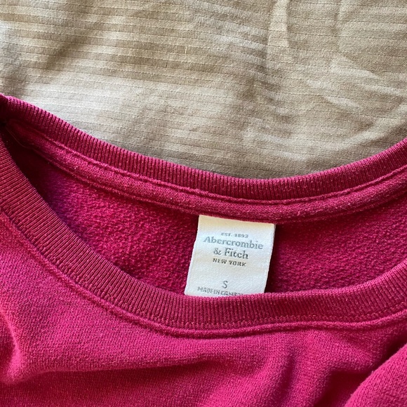 A&F Maroon FITCH Sweater - Picture 3 of 4